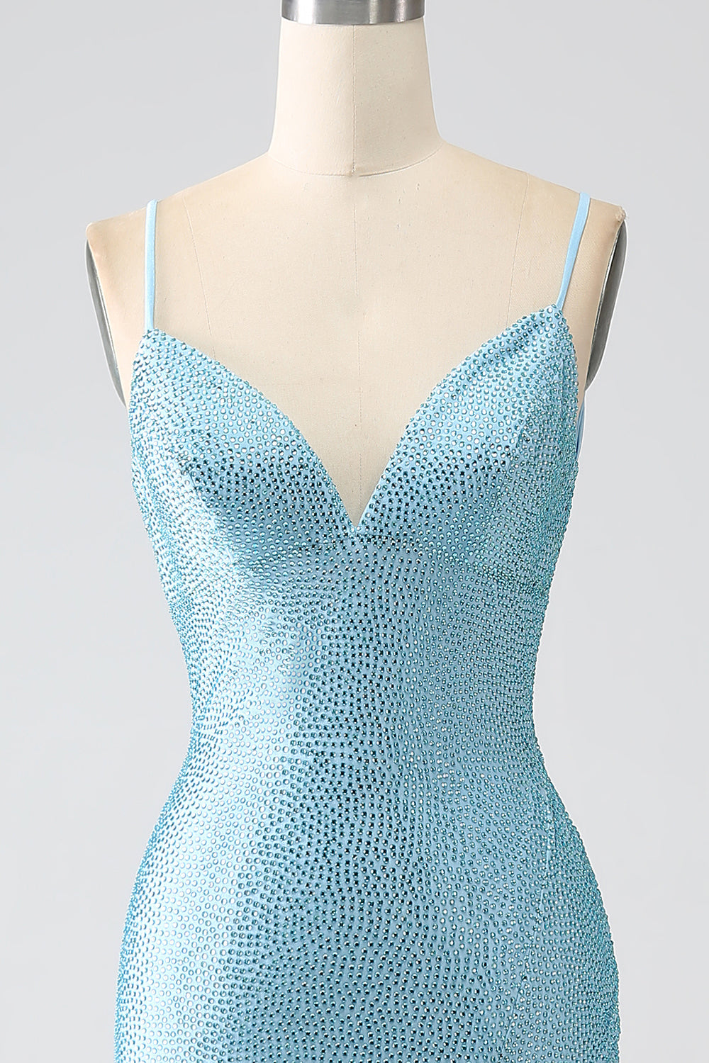 Vestido de fiesta de sirena largo con cuentas verde oscuro brillante con abertura