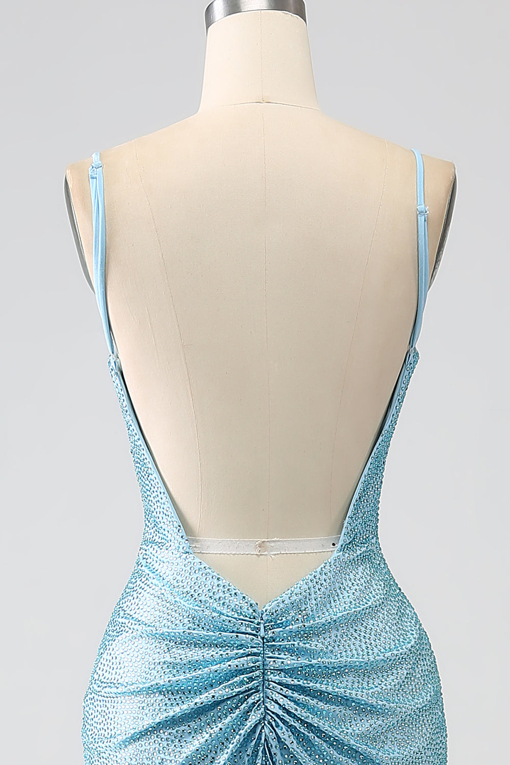 Vestido de fiesta de sirena largo con cuentas verde oscuro brillante con abertura