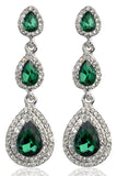 Vestido largo de fiesta de sirena verde oscuro brillante con accesorio