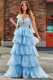 Vestido de fiesta con tirantes de tul y lazo para mujer con accesorio