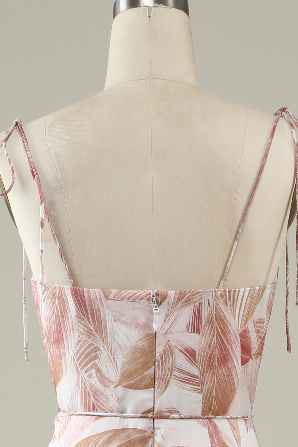 Blush Floral Boho Sirena Vestido de Dama de Honor