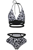 Leopardo Blanco Push Up Bikini