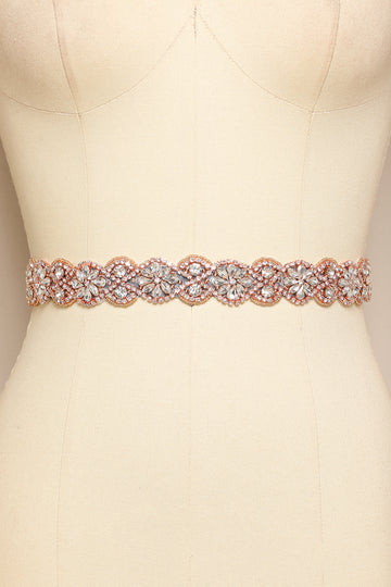 Cinturón negro de Rhinstone