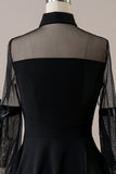 Negro vestido de época de Halloween