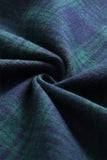 Vestido a cuadros verdes de la década de 1950