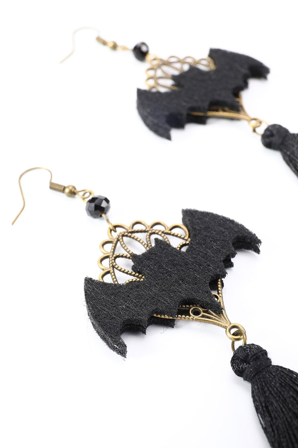Pendientes Black Halloween Bat Drop