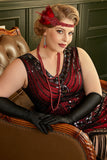 Conjunto de accesorios de vestuario de la década de 1920 para mujeres