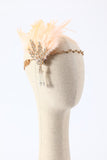 Diadema de plumas negra de la década de 1920