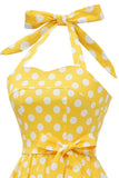 Lunares amarillos Pin Up Vintage Dress