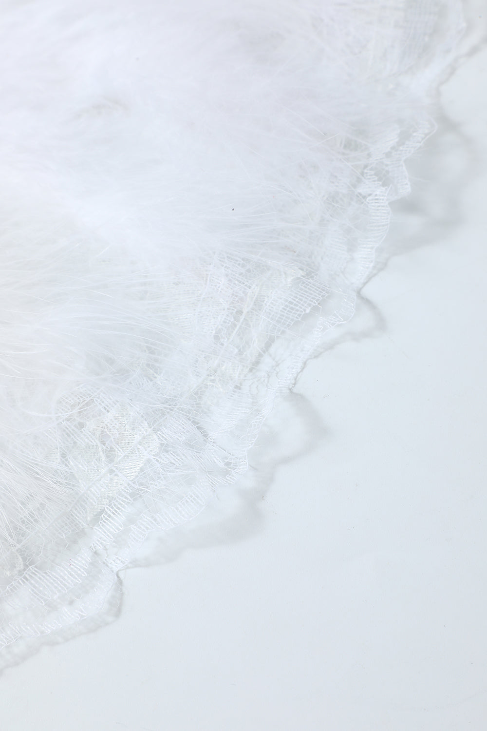 Ventilador de encaje de plumas de la década de 1920