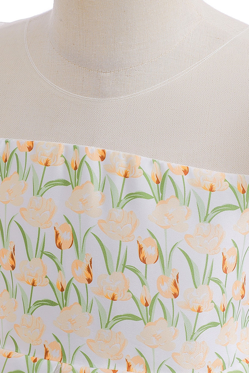 Vestido de niña de flores con estampado de flores rosas