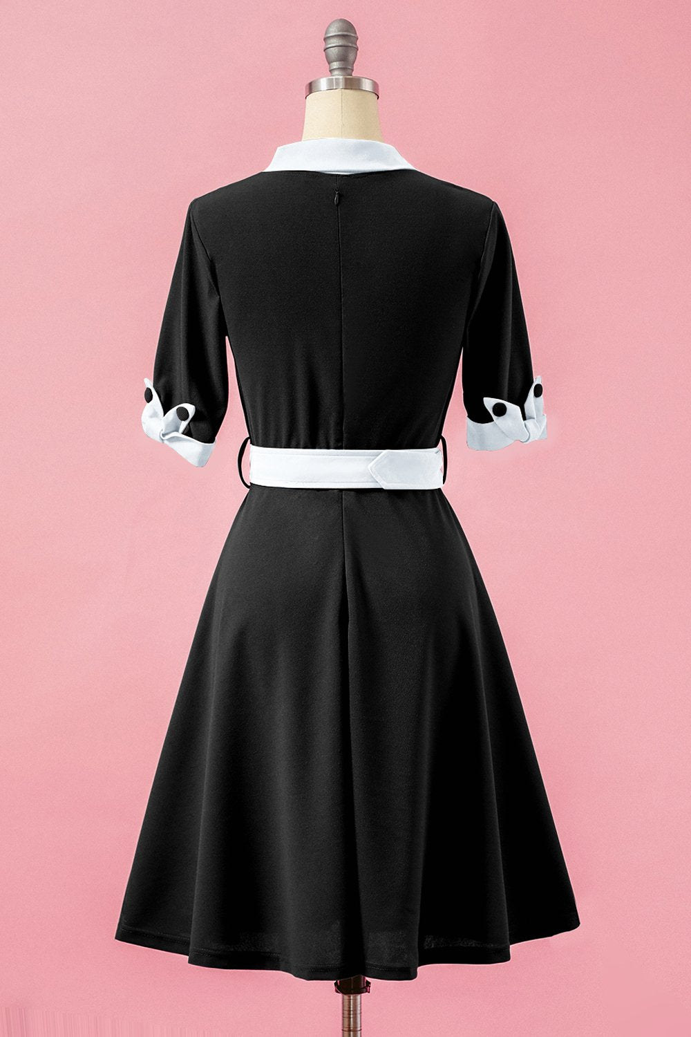 Verde V cuello Swing vestido de fiesta