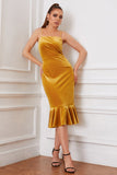 Oferta Por Tiempo Limitado Mini Vestido de Terciopelo (1 Pieza - Estilo y Color Aleatorios)