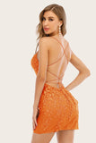 Vestido de encaje corto ajustado