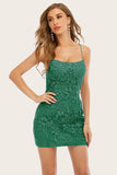 Vestido de encaje corto ajustado
