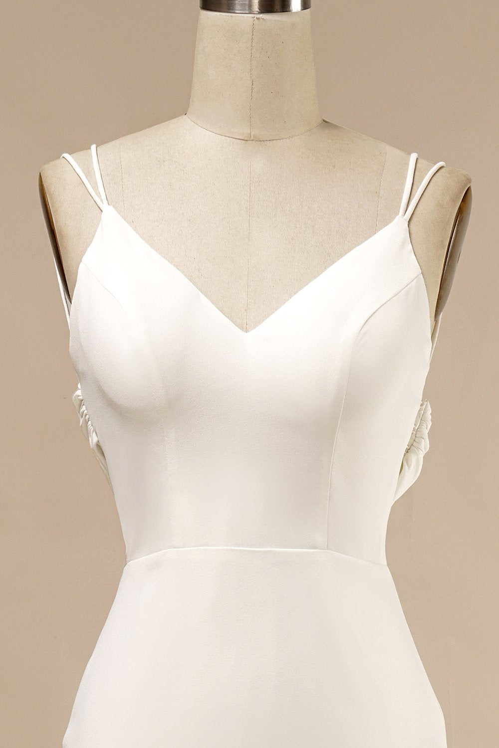 Sirena Boho Vestido de novia con volantes