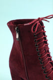 Botas Martin de Borgoña Para Mujer