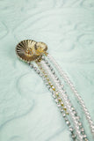 Pearl Metal Brooch - ZAPAKA