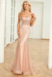Sirena Tirantes de Espagueti Vestido de Fiesta