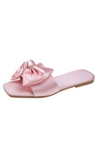 Zapatillas Rosa de Mujer con Bowknot