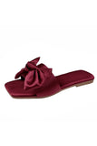 Zapatillas Rosa de Mujer con Bowknot