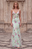 Lentejuelas sirena tirantes de espagueti lentejuelas vestido de fiesta negro con apliques