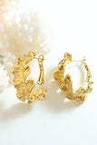 Pendientes Golden Circle Wave