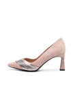 Zapatos de tacón alto con punta puntiaguda Blush