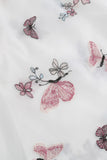 Falda midi suelta suelta de gasa floral con estampado de cintura alta albaricoque