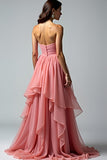 Vestido de fiesta con volantes Dusty Rose Sweetheart