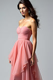 Vestido de fiesta con volantes Dusty Rose Sweetheart