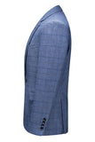 Trajes de fiesta de 3 piezas para hombre con solapa de cuadros a cuadros para hombre