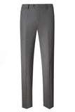 Trajes de fiesta grises de 2 piezas con solapa de pico de botonadura simple para hombre