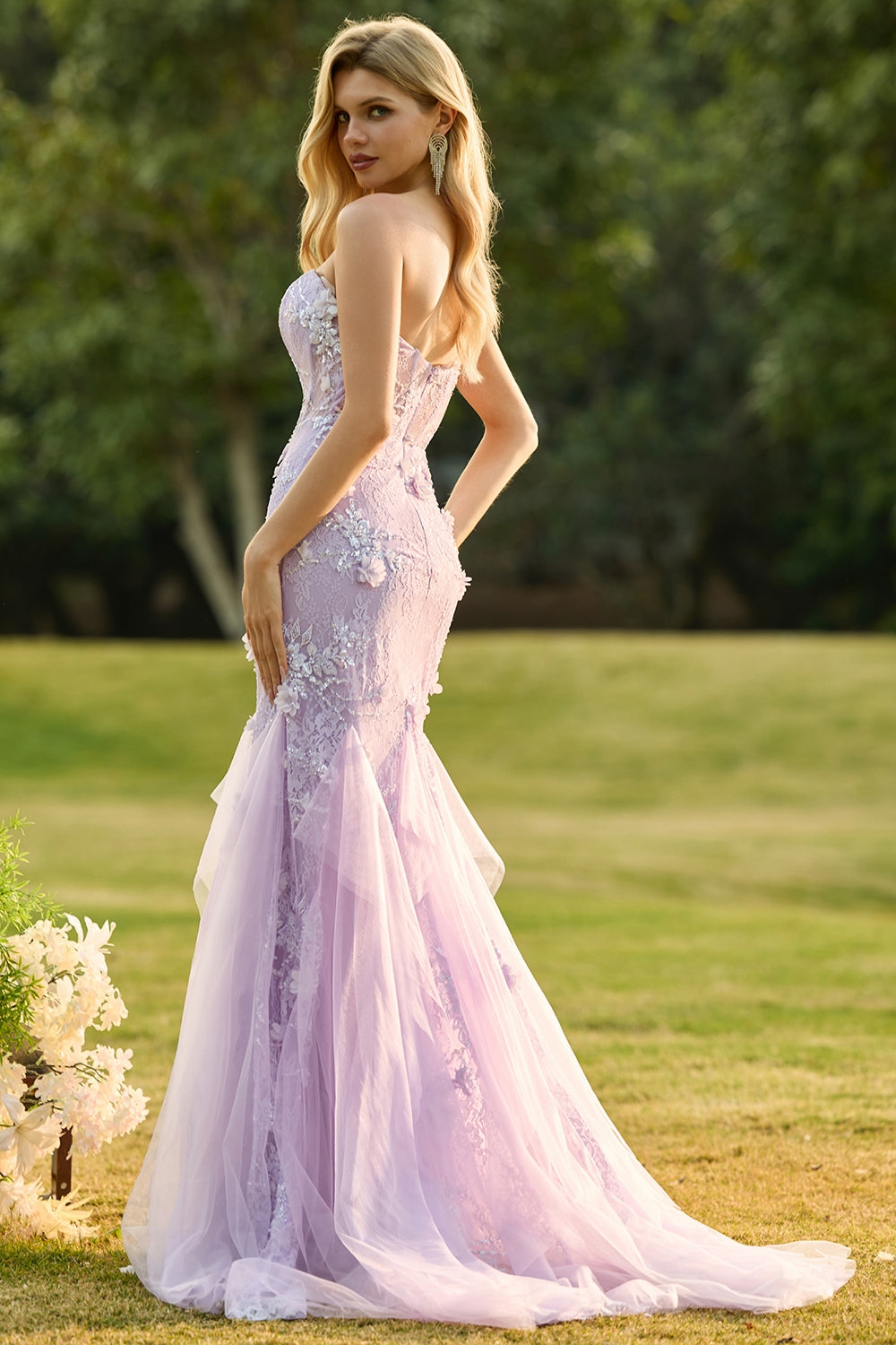 sirena 69 purple dress 29 Apple wallpaper
