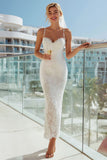 Vestido largo de novia de entajes finos de encaje