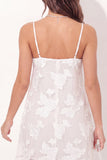 Mini vestido de graduación de Mini Graduación de Tul Blanco Floral A-Line