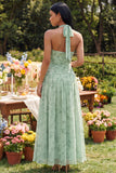 Vestido Maxi de la línea A Bloomer Dusty Sage Floral