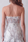 Vestido de cóctel corto ajustado y ajustado de salvia de salvia brillante y polvoriento