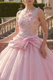 Vestido de gala rosa con un hombro y fruncido y fruncido vestido