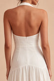Vestido Mini Blanco A Hooder con lazo