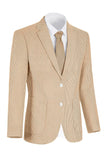 Chaqueta de hombre de solapa azul claro con solapa con muesca