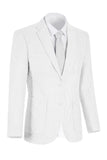 Chaqueta de hombre de solapa azul claro con solapa con muesca