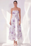 Vestido Midi de A-Line A-Line de Lila