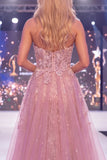 Vestido largo de concurso floral con corsé de cuentas Sirena y corsé con cuentas y faja