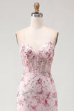 Corsé transparente amarillo, lentejuelas, vestido corto de bienvenida con encaje en la espalda