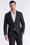 Trajes de hombre de dos piezas, solapas beige con pico simple y pecho simple