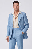 Trajes de hombre de solapa con solapa con pico negro
