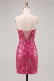 Vestido de bienvenida a casa con lentejuelas bodycon Heartheart Heartheart Cutsia brillante con encaje en la espalda