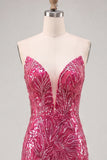 Vestido de bienvenida a casa con lentejuelas bodycon Heartheart Heartheart Cutsia brillante con encaje en la espalda