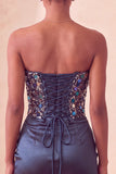 Sweetheart Champagne Lutins Bodycon Bodycon Mini Vestido de Bienvenida a Casa